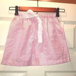 (5/$25) Ellie O Pink & White Seersucker Shorts